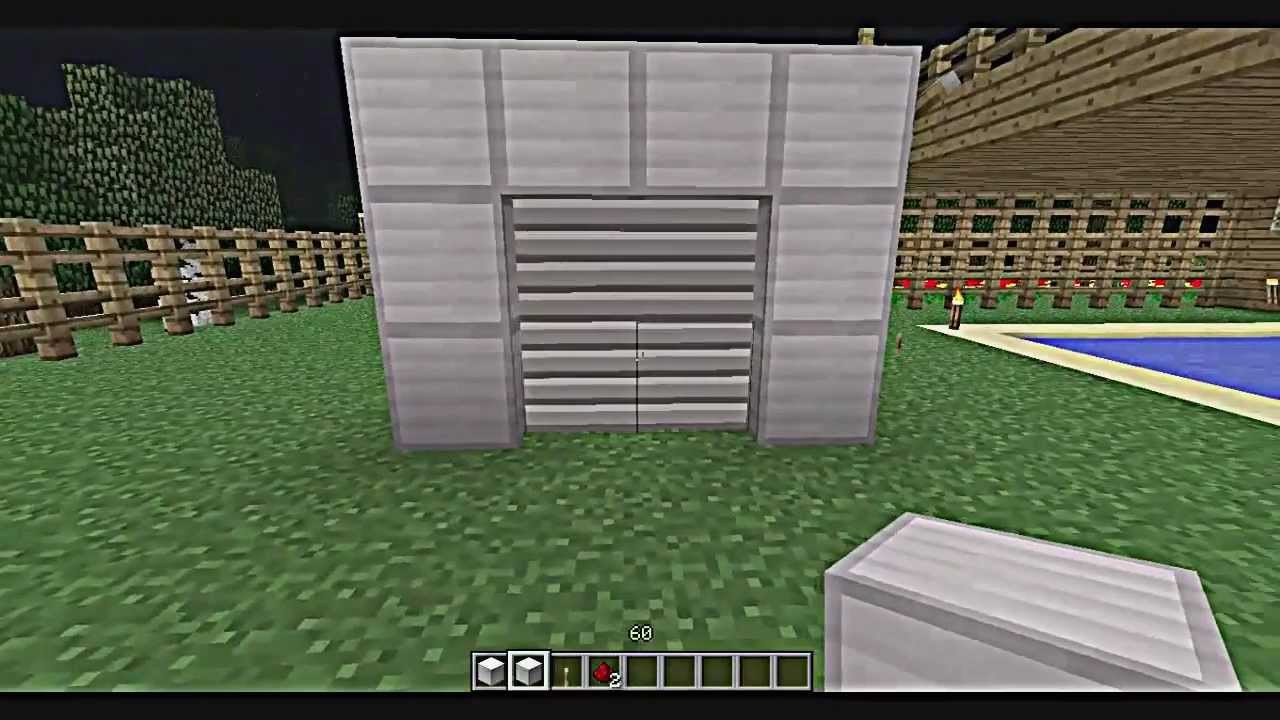garage doors mod minecraft